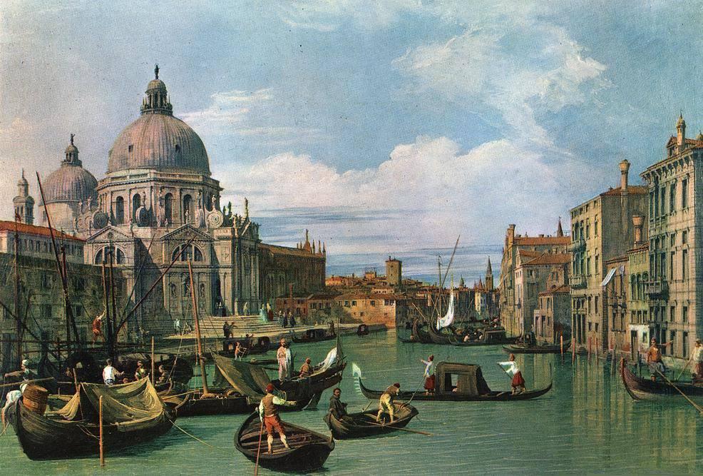 Basilica salute, canaletto