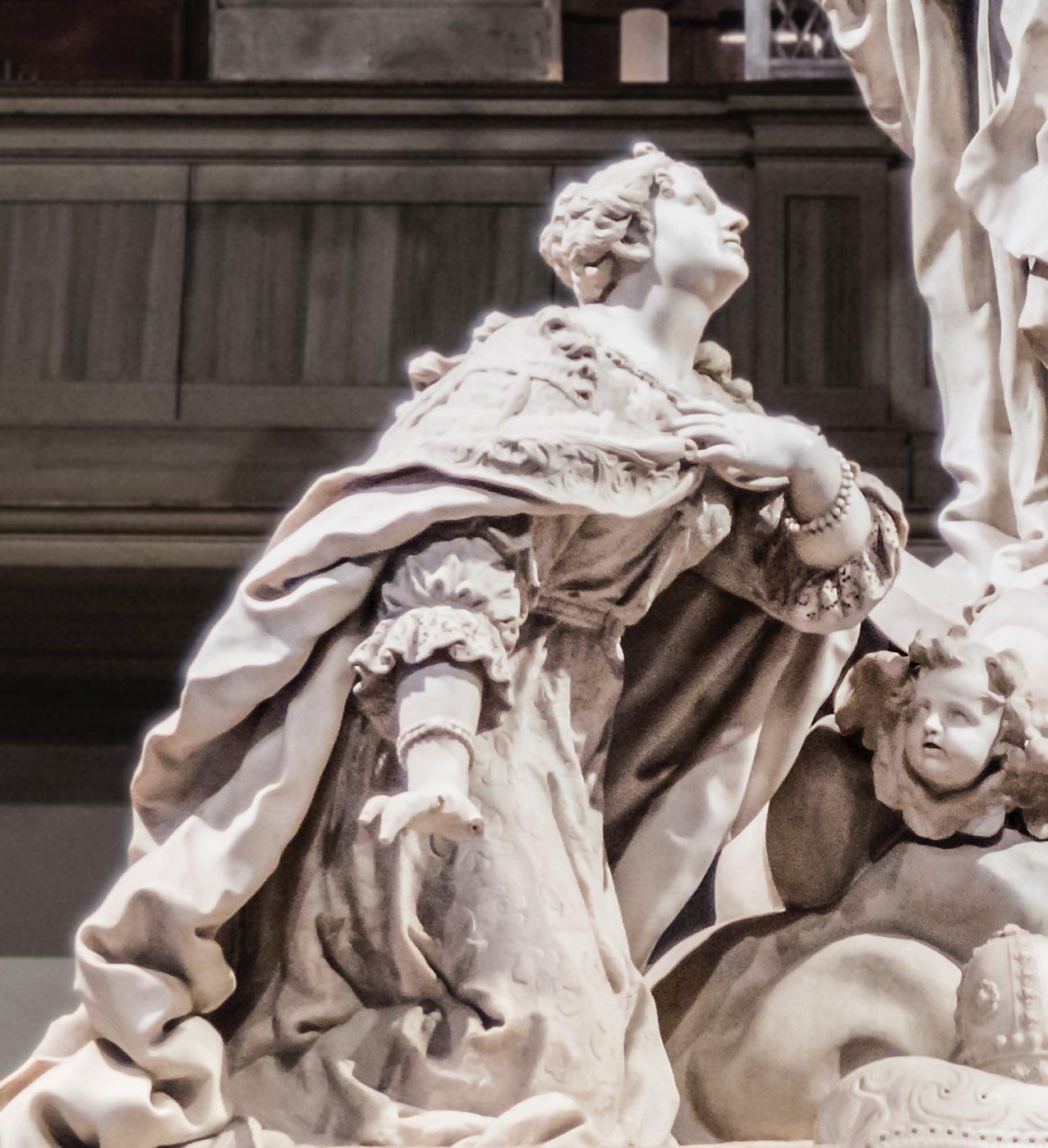 Basilica della salute, scultura nell'altare