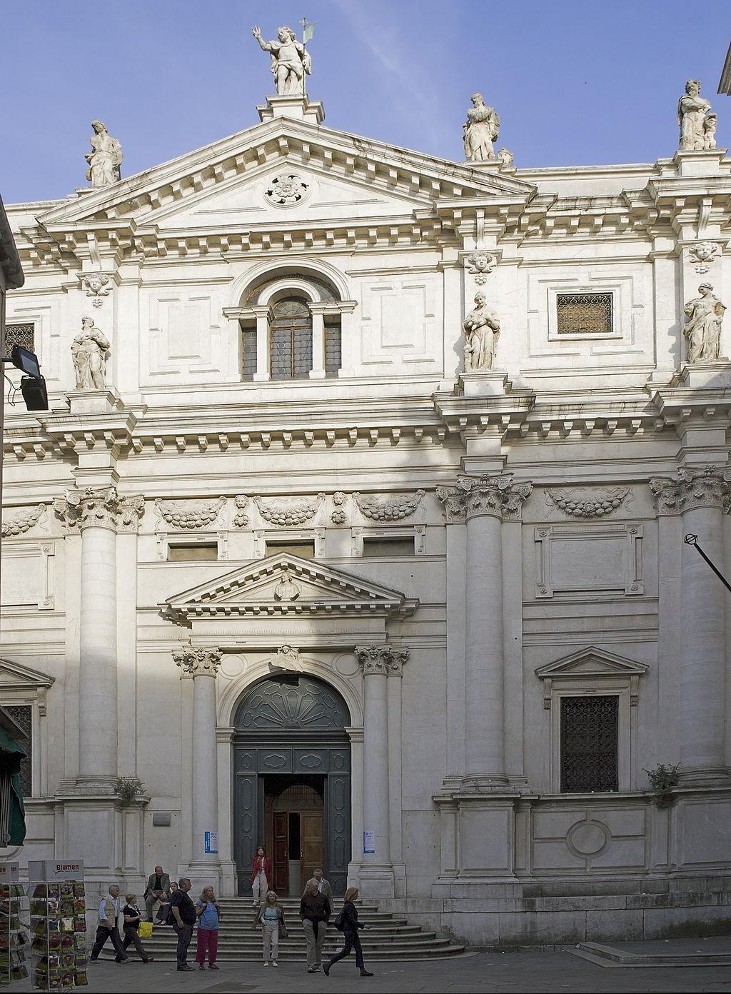 Chiesa di San Salvador progetto dell'architetto Giuseppe Sardi