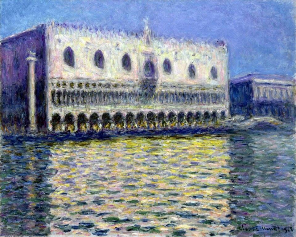 palazzo ducale dipinto Monet