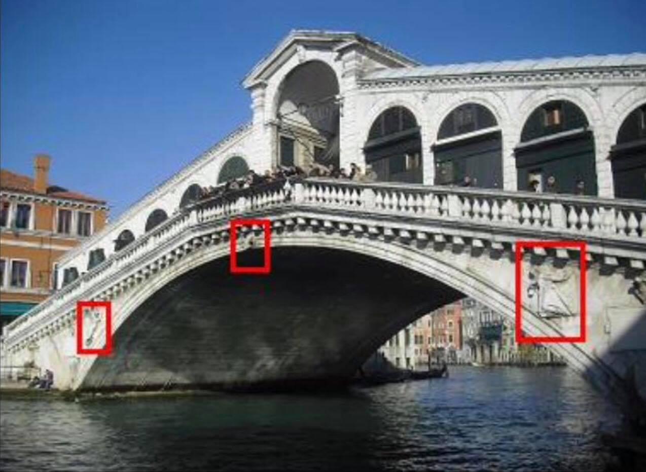 Ponte di Rialto, annunciazione