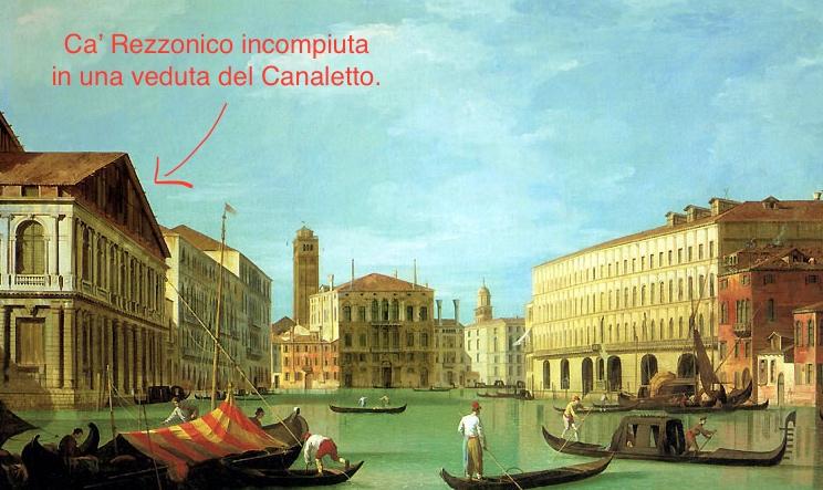 Ca' Rezzonico incompiuta