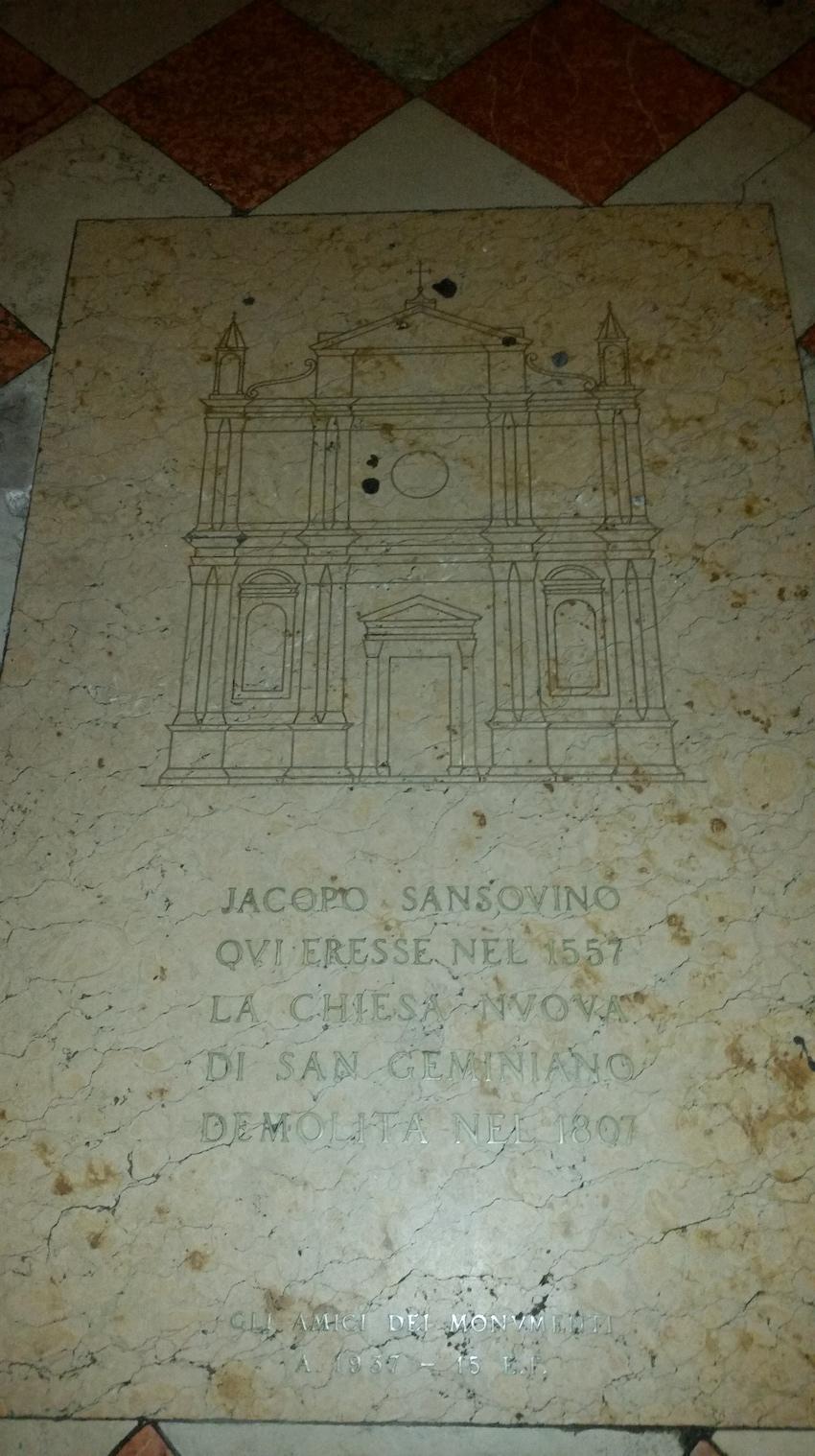 Chiesa di San Geminiano demolita nel 1807