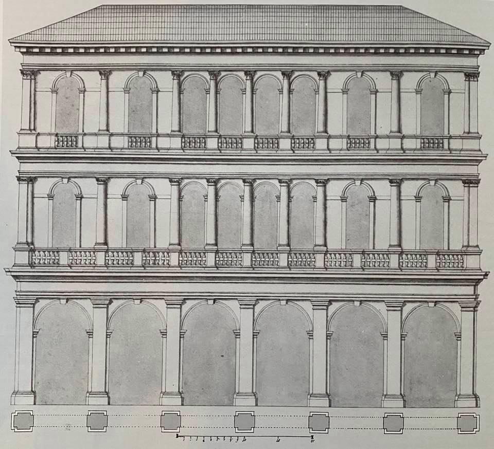 Palazzo Dolfin a Venezia, la facciata