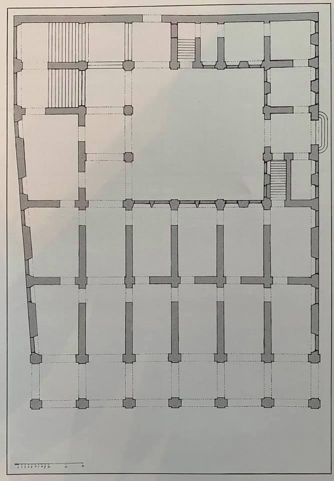 Palazzo Dolfin, pianta