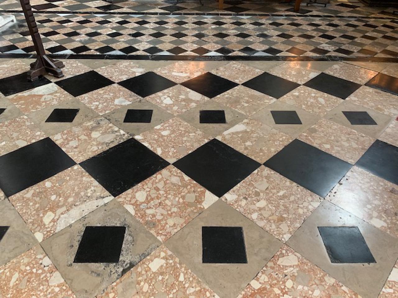 san zaccaria pavimento della navata e decoro