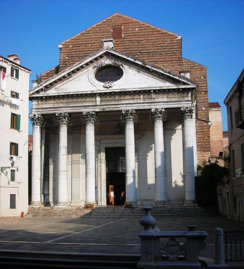 Facciata della chiesa dei Tolentini, Venezia