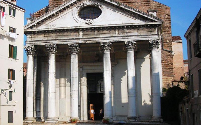 Facciata della chiesa dei Tolentini, Venezia