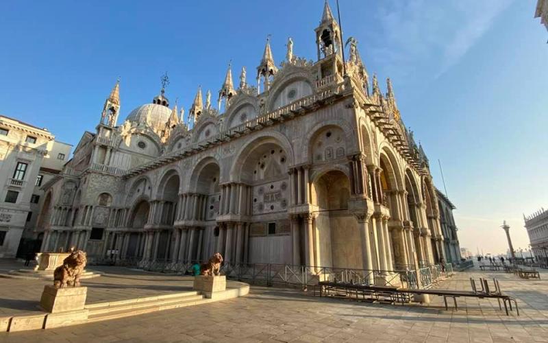 Facciata nord della Basilica di San Marco