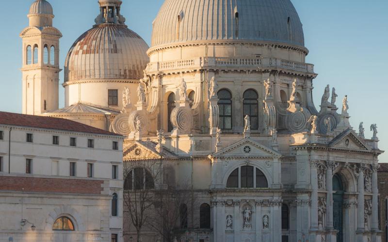 Basilica della Salute al mattino 