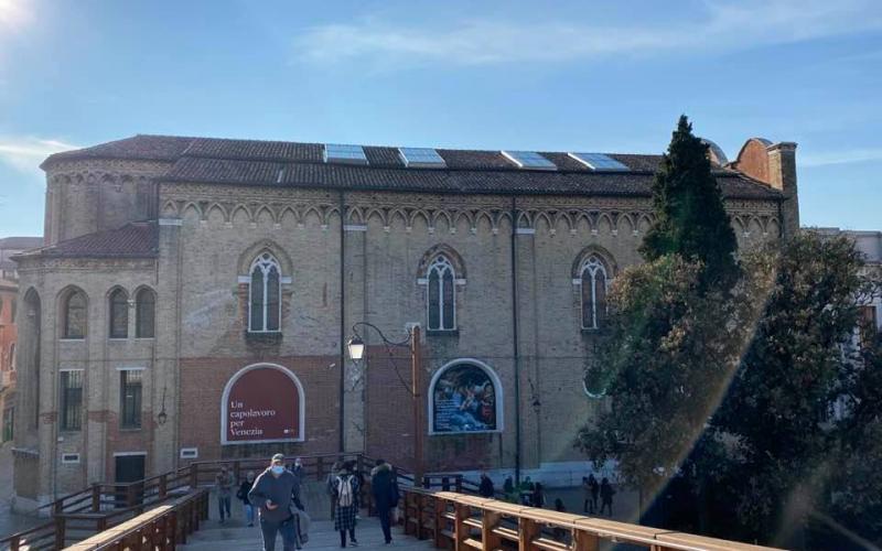 Chiesa della Carità, vista dal ponte dell'accademia