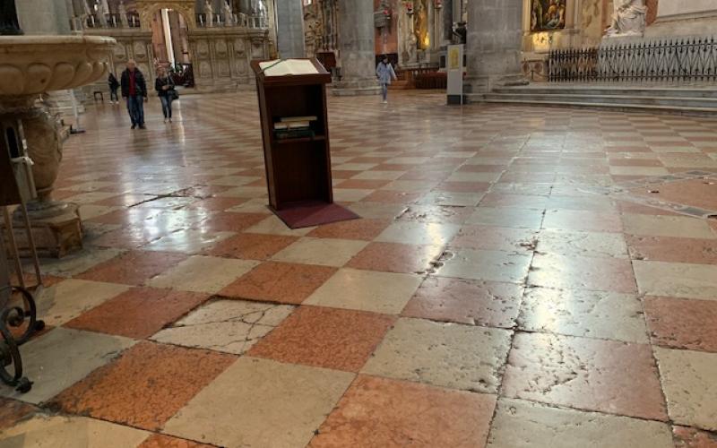 I pavimenti della Chiesa dei Frari a Venezia