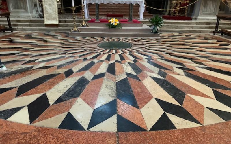 Chiesa San Salvador, i pavimenti