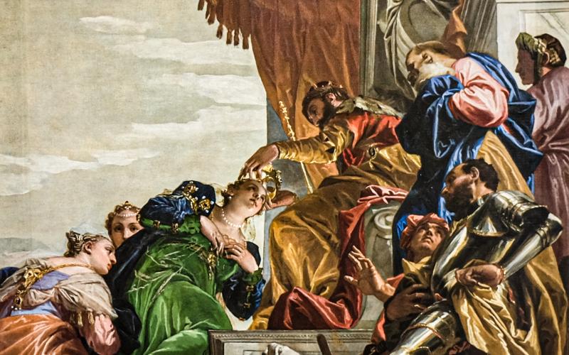 Quadro del Veronese nella chiesa di san sebastiano