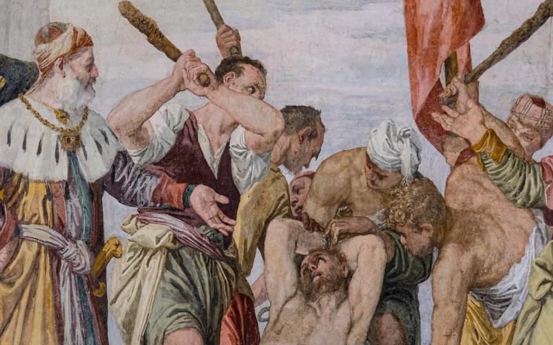 Chiesa di San Sebastiano, affresco del Veronese