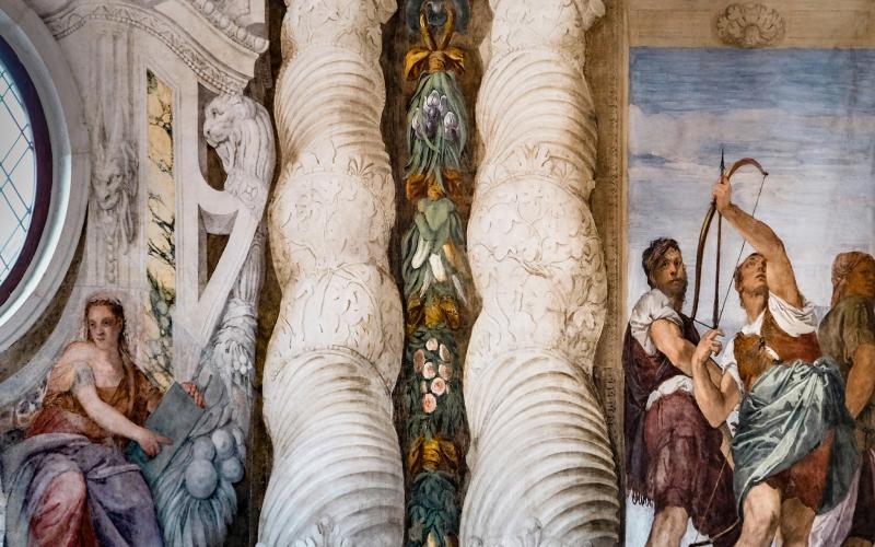 Chiesa di San Sebastiano, affresco Veronese