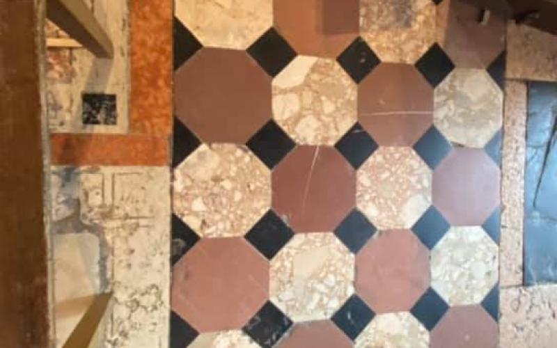 Chiesa di San Zulian a Venezia, pavimenti, dettaglio