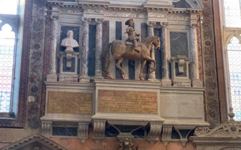 Chiesa di Santo Stefano a Venezia: gli interni, controfacciata