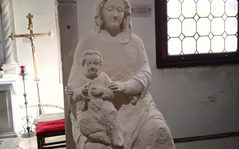 La statua della madonna dell'orto