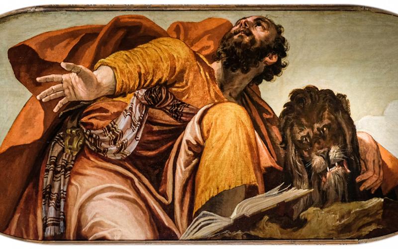 Chiesa di San Sebastiano, quadro di san marco