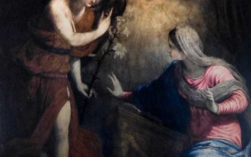 Chiesa di Santa Maria del Giglio, annunciazione del Salviati