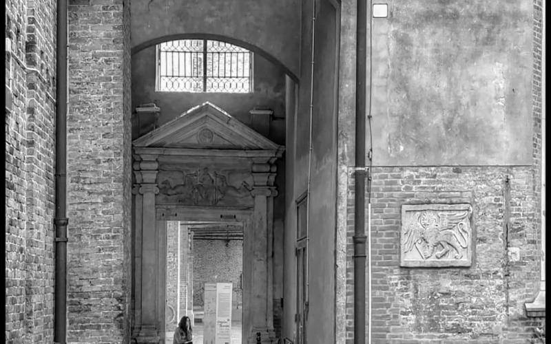 Chiostro del convento dei Frari a Venezia