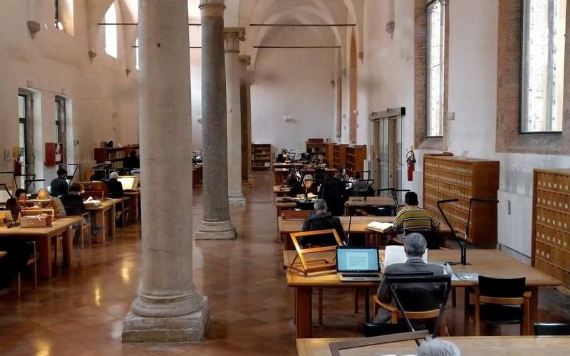 Chiostro del convento dei Frari a Venezia