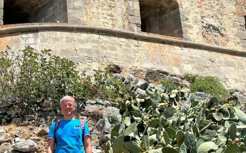 Isola di Spinalonga, Creta Veneziana, foto del leone marciano