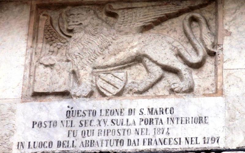 espansione di venezia, il leone di san marco a belluno