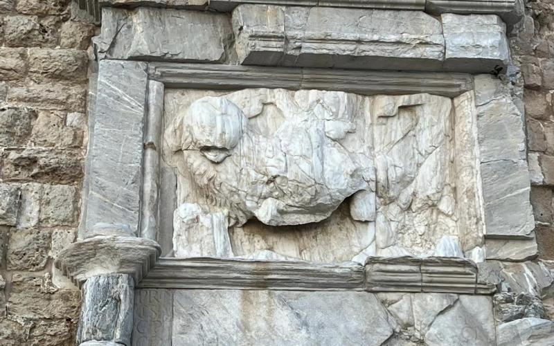 Fortezza veneziana a Candia, oggi Heraclion - il leone nella facciata verso il porto