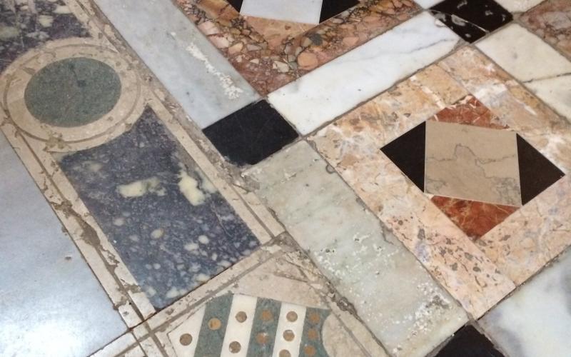 I pavimenti della chiesa di Santa Maria dei Miracoli