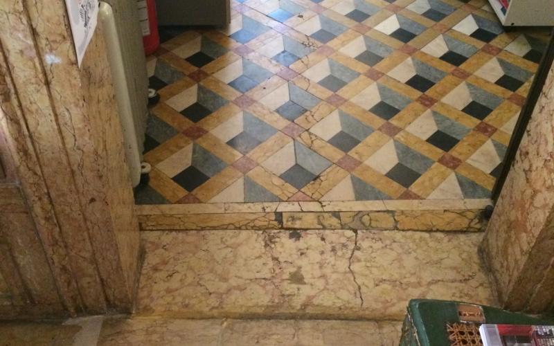 I pavimenti del casino venier a Venezia