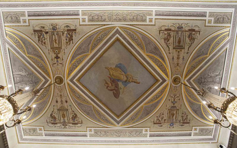 Palazzo Dolfin Manin, gli interni
