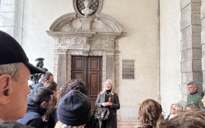 Palazzo Labia, portale in marmo