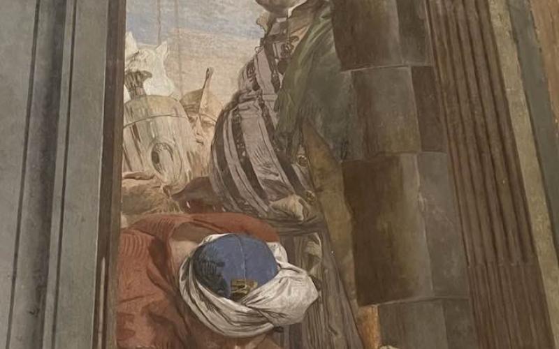 Palazzo Labia, affreschi su pareti e soffitti 