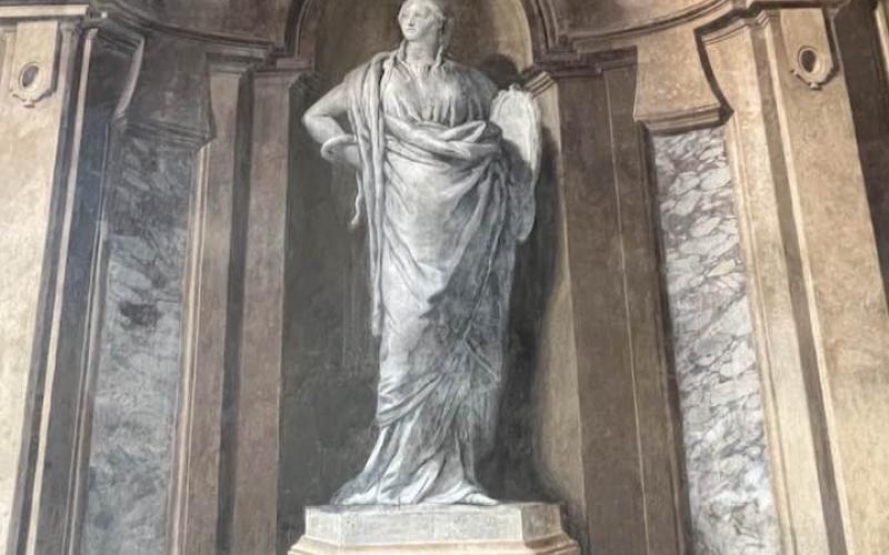 Palazzo Labia, affreschi su pareti e soffitti 