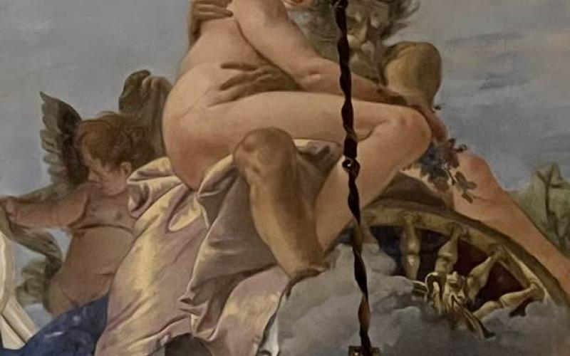 Palazzo Labia, affreschi su pareti e soffitti 