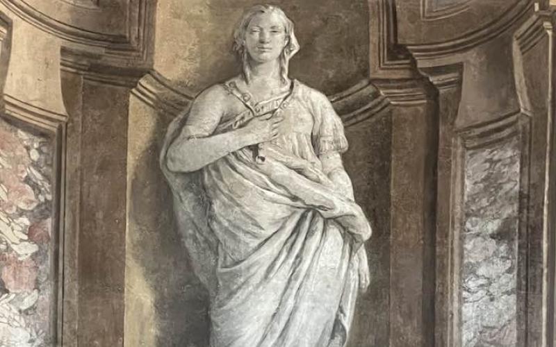 Palazzo Labia, affreschi su pareti e soffitti 