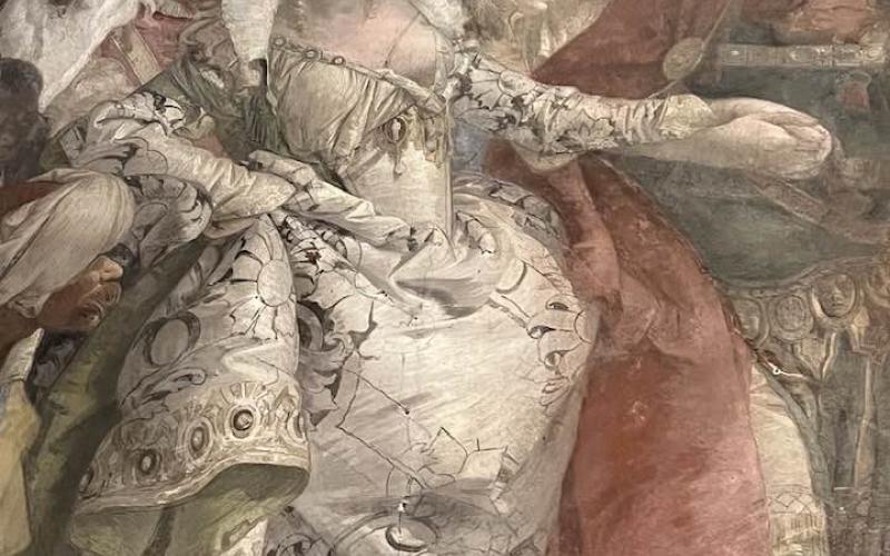 Palazzo Labia, affreschi su pareti e soffitti 