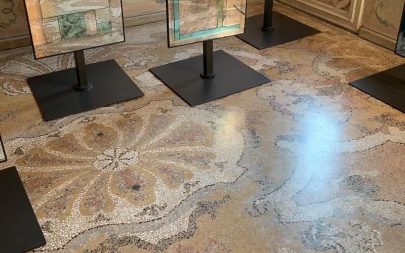 Pavimenti in terrazzo alla Veneziana a Palazzo Loredan a Venezia