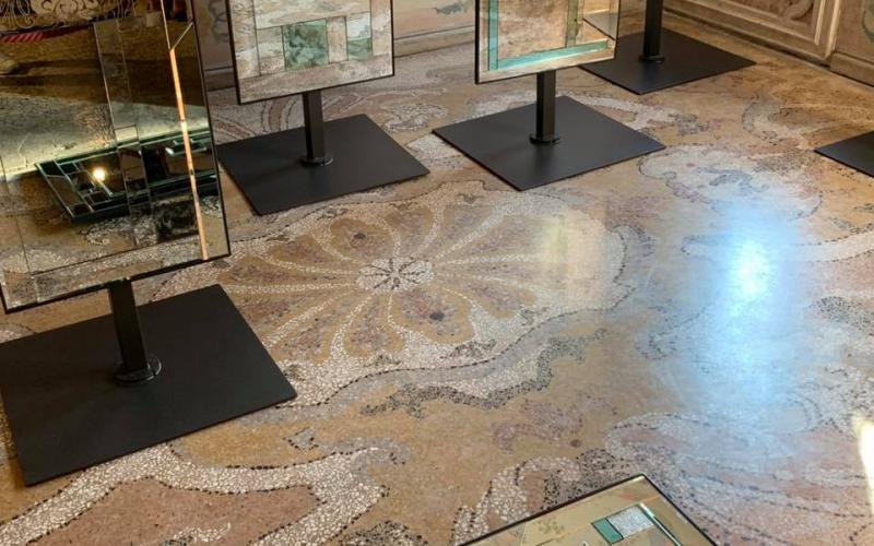 Pavimenti in terrazzo alla Veneziana a Palazzo Loredan a Venezia