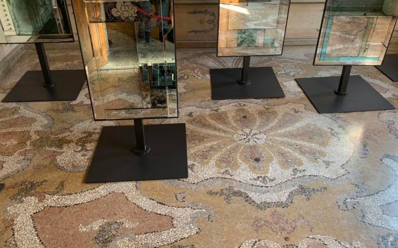 Pavimenti in terrazzo alla Veneziana a Palazzo Loredan a Venezia
