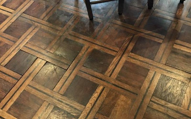 Palazzo Pisani a Santa Marina: i pavimenti in parquet intarsiato