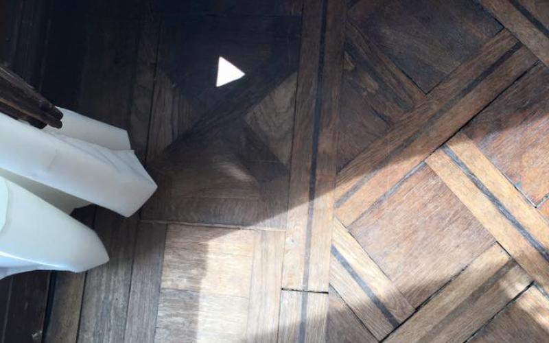 Palazzo Pisani a Santa Marina: i pavimenti in parquet intarsiato