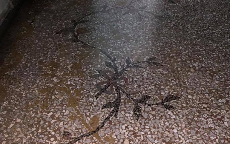 I pavimenti alla veneziana all'interno di Palazzo Pisani a Venezia