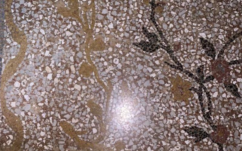 I pavimenti alla veneziana all'interno di Palazzo Pisani a Venezia