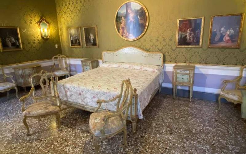 Palazzo Querini Stampalia, la camera da letto 