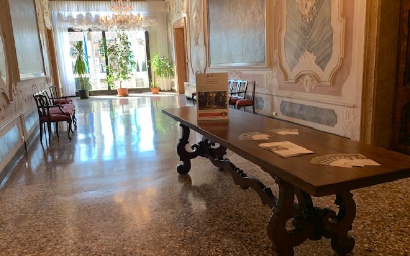 Palazzo Soranzo Piovene a Venezia il portego