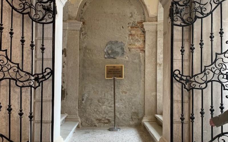 Palazzo Soranzo Piovene a Venezia la scala