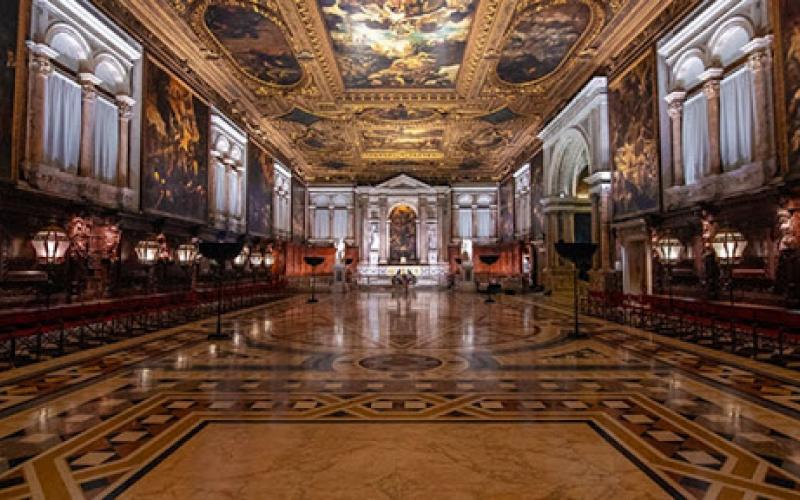 Chiesa di San Sebastiano, il soffitto